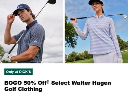 BOGO 50% Off Select Walter Hagen Golf Clothing