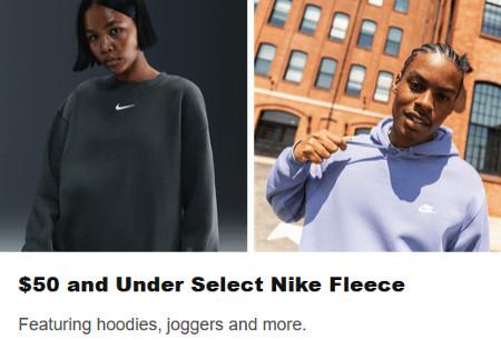 $50 and Under Select Nike Fleece