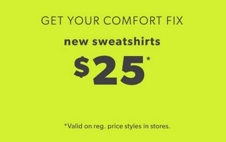 $25 Sweatshirts