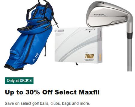 Up to 30% Off Select Maxfli