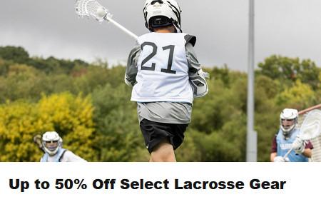 Up to 50% Off Select Lacrosse Gear