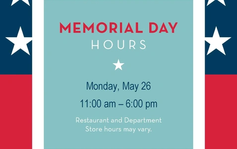Memorial Day Hours 