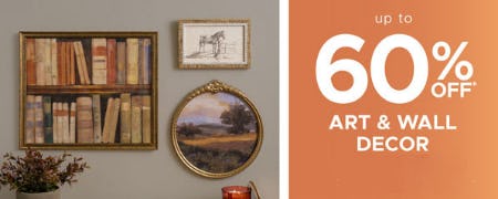 Up to 60% Off Art & Wall Decor