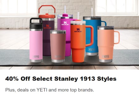 40% Off Select Stanley 1913 Styles