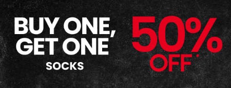 BOGO 50% Off Socks