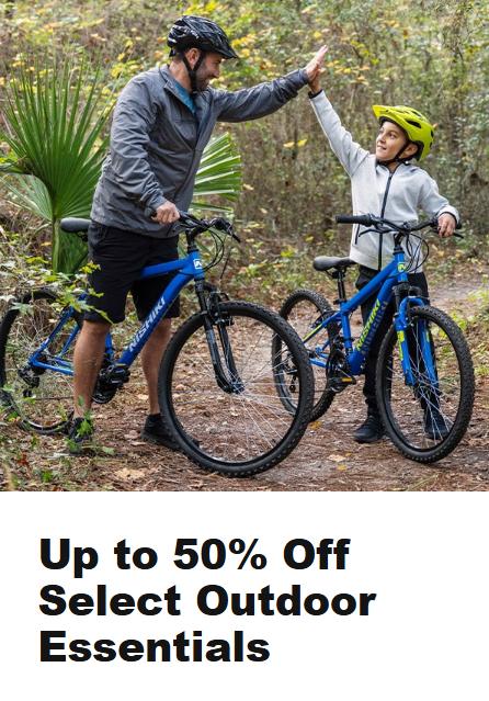 Up to 50% Off Select Outdoor Essentials