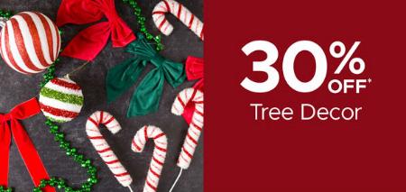 30% Off Tree Decor