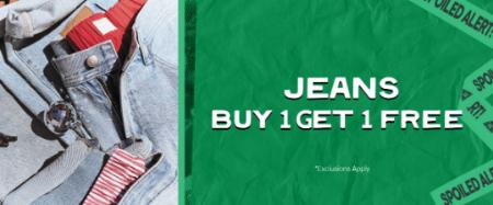 Jeans: Buy 1, Get 1 Free