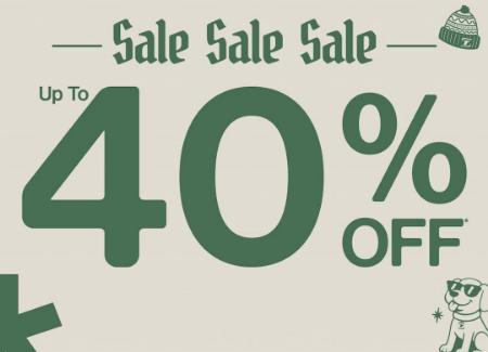 Sale Up to 40% Off