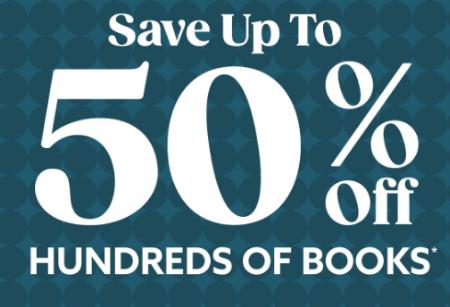 Save Up to 50% Off Hundreds of Books