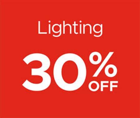 Lighting 30% Off