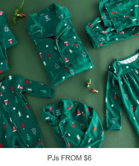 PJs From $6