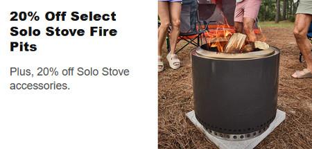20% off Select Solo Stove Fire Pits