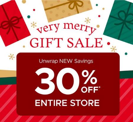 30% Off Entire Store