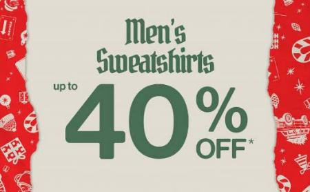 Men's Sweatshirts Up to 40% Off