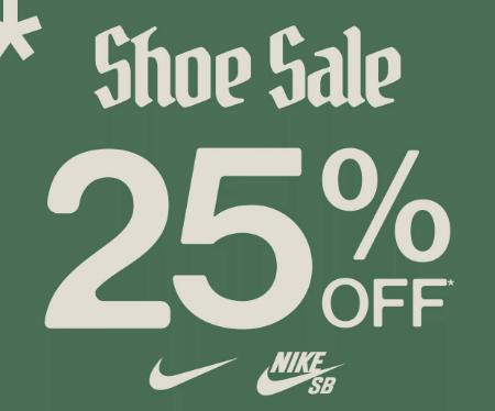 Shoe Sale 25% Off