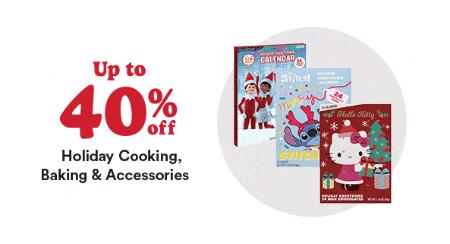 Up to 40% Off Holiday Cooking, Baking & Accessories