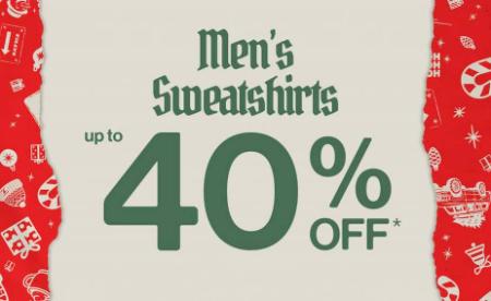 Men's Sweatshirts Up to 40% Off