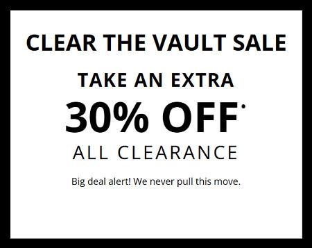 Clear the Vault Sale