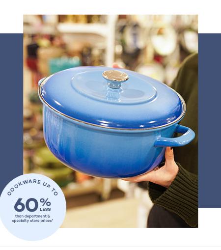 Up to 60% Less Cookware