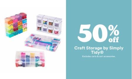 50% Off Craft Storage by Simply Tidy