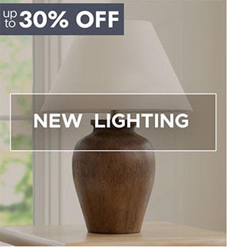 Up to 30% Off New Lighting