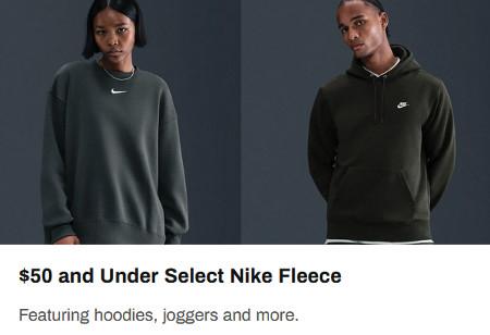 $50 and Under Select Nike Fleece