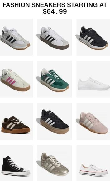 Starting at $64.99 Fashion Sneakers