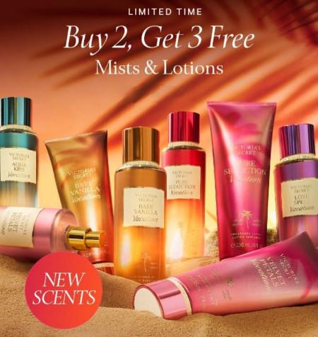 Buy 2, Get 3 Free Mists and Lotions