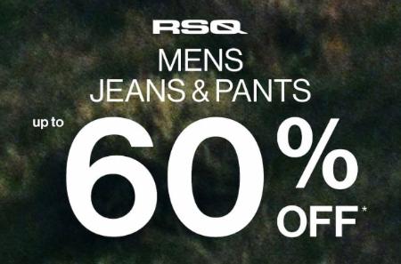 RSQ Mens Jeans & Pants Up to 60% Off