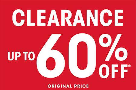 Clearance Up to 60% Off