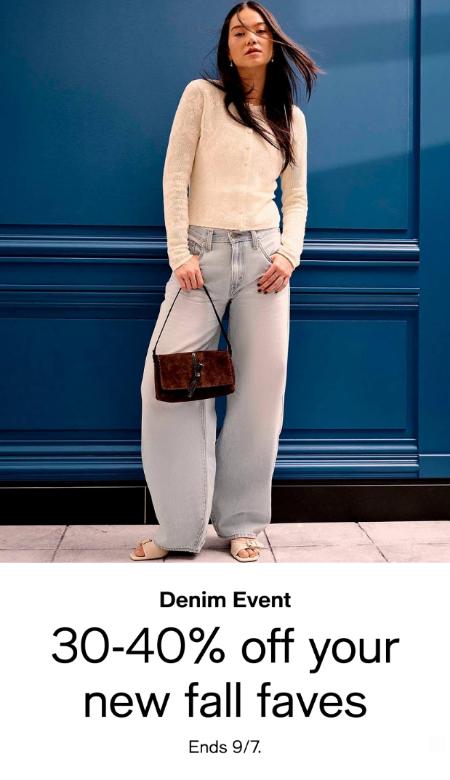 Denim Event: 30-40% Off