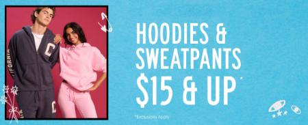 $15 & Up Hoodies & Sweatpants