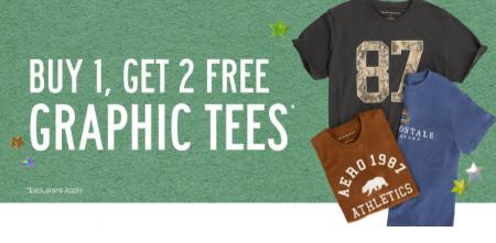 Buy 1, Get 2 Free Graphic Tees