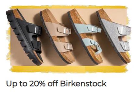 Up to 20% Off Birkenstock