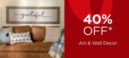 40% Off Art & Wall Decor