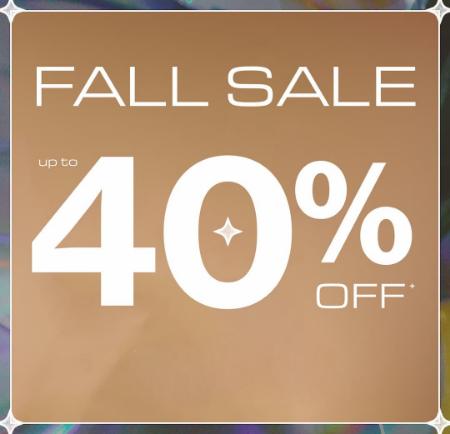 Fall Sale Up to 40% Off