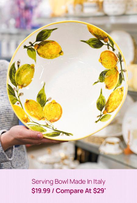 $19.99 Serving Bowl Made in Italy