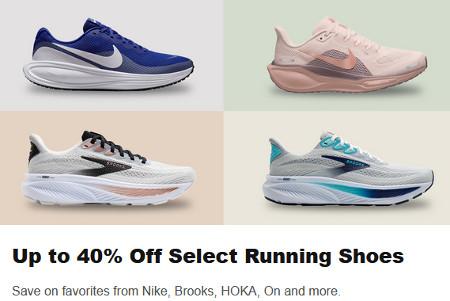 Up to 40% Off Select Running Shoes