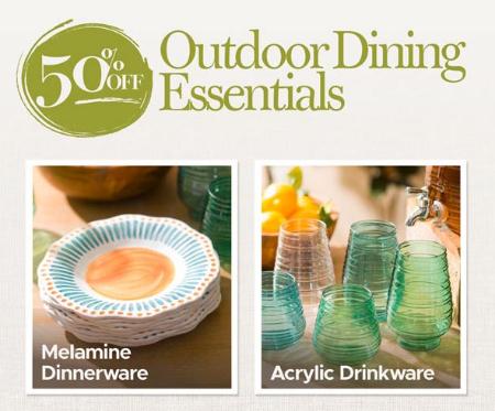50% Off Outdoor Dining Essentials