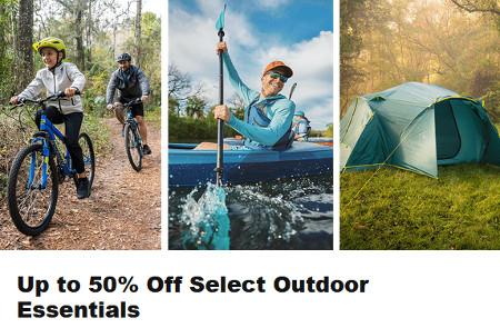 Up to 50% Off Select Outdoor Essentials
