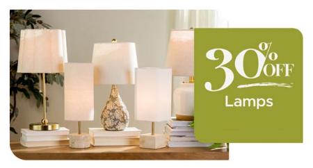 30% Off Lamps