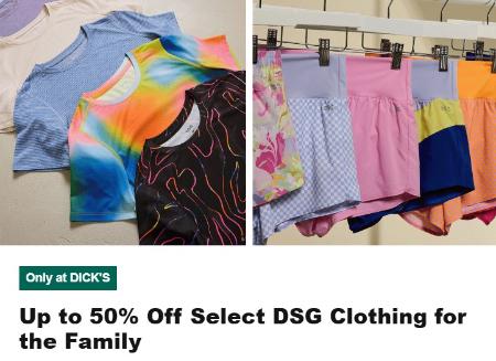 Up to 50% Off Select DSG Clothing for the Family