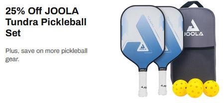 25% Off JOOLA Tundra Pickleball Set