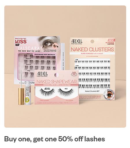 Buy One, Get One 50% Off Lashes