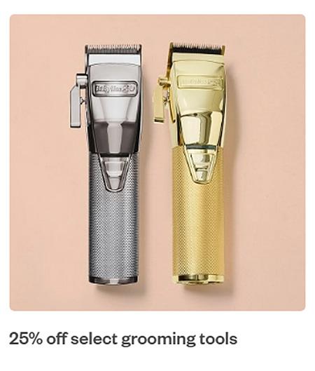 25% Off Select Grooming Tools