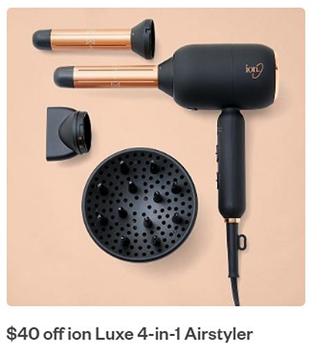 $40 Off ion Luxe 4-In-1 Airstyler