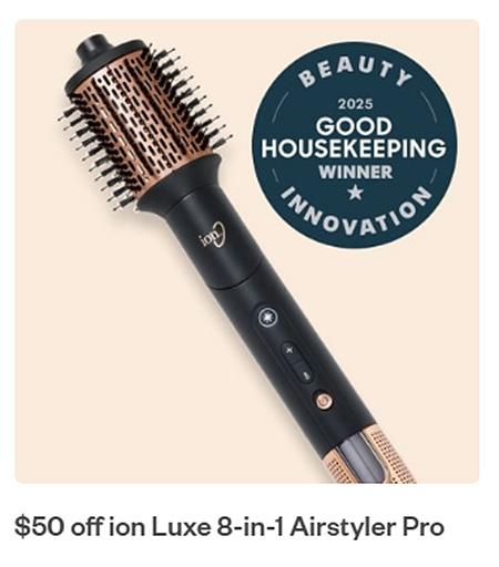 $50 Off ion Luxe 8-in-1 Airstyler Pro
