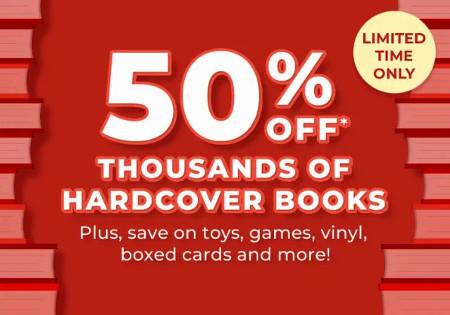 50% off Thousands of Hardcover Books