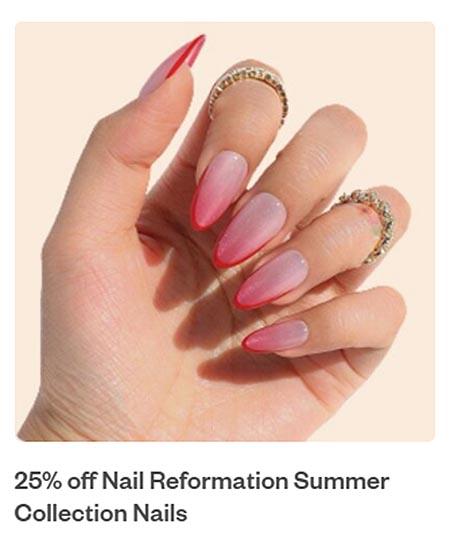 25% Off Nail Reformation Summer Collection Nails